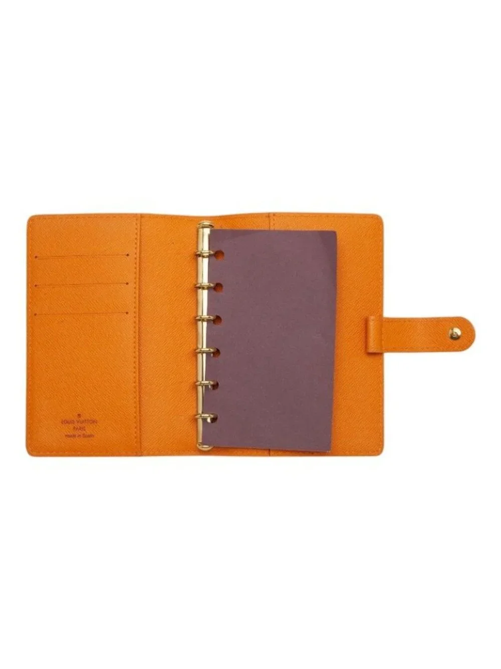 Louis Vuitton Epi Agenda PM Notebook Cover Mandarin Orange Leather